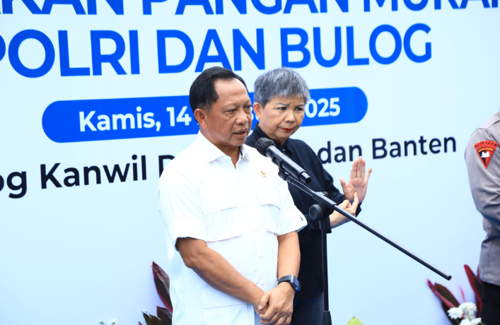 Mendagri Apresiasi Polri dan Bulog Gelar Gerakan Pangan Murah